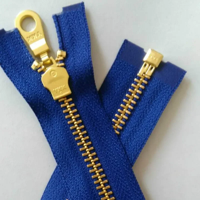 2 шт./лот Ykk металлическая молния 5 # 50 см почти 20 дюймов синий сапфир одиночная