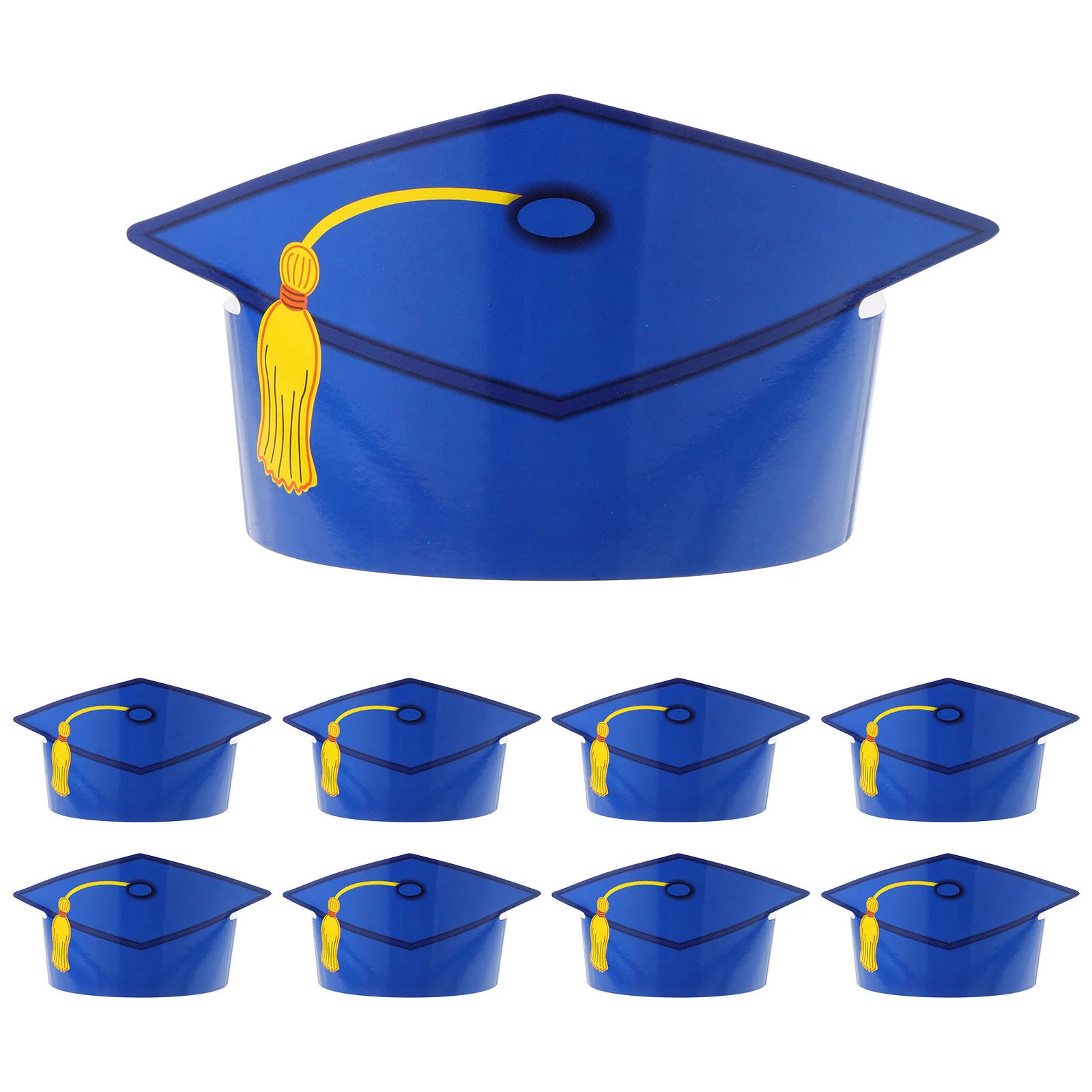 

Paper Hat Props Graduation Caps Craft Crafts Adjustable Hats DIY Kids Suit