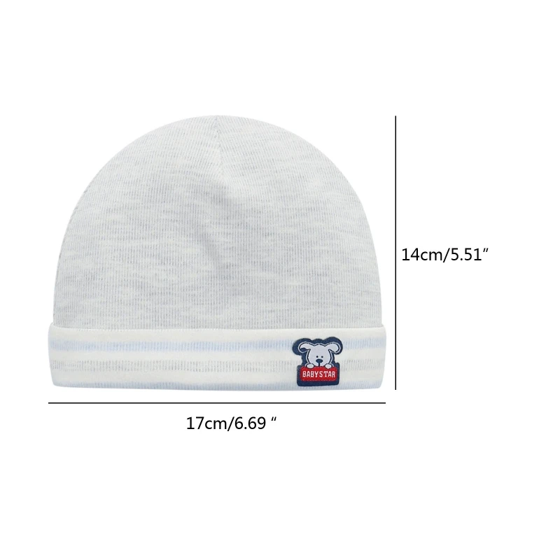 

Baby Hat Newborn Baby Beanies Pure Cotton Soft Beanie Hat Newborn Fabric Tire Elastic Toddler Hat 0-6 M N1HB