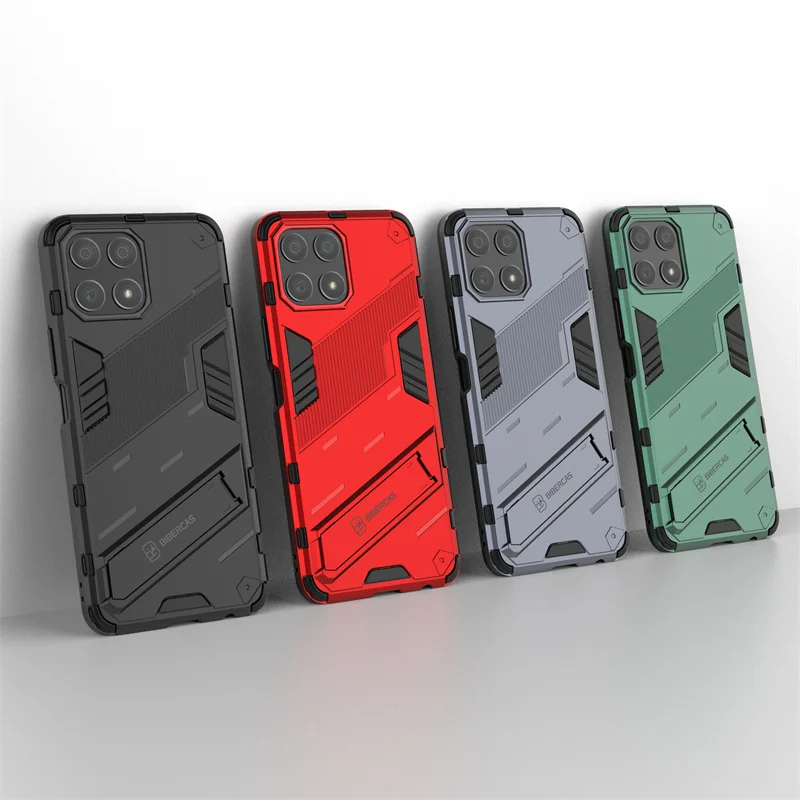 For Cover Honor X6 Case For Huawei Honor X6 Capas New Bumper Stand Shockproof Back Kickstand Holder Cover For Honor X 6 X6 Funda