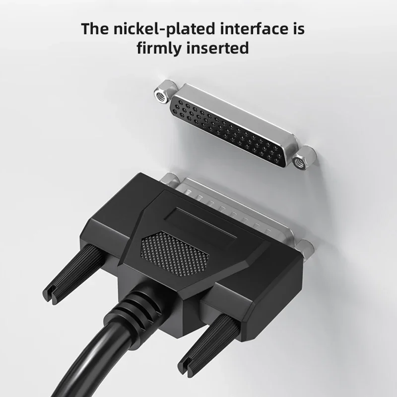 Удлинитель DB44 из чистой меди двойной экранированный штекер-гнездо 44 контакта