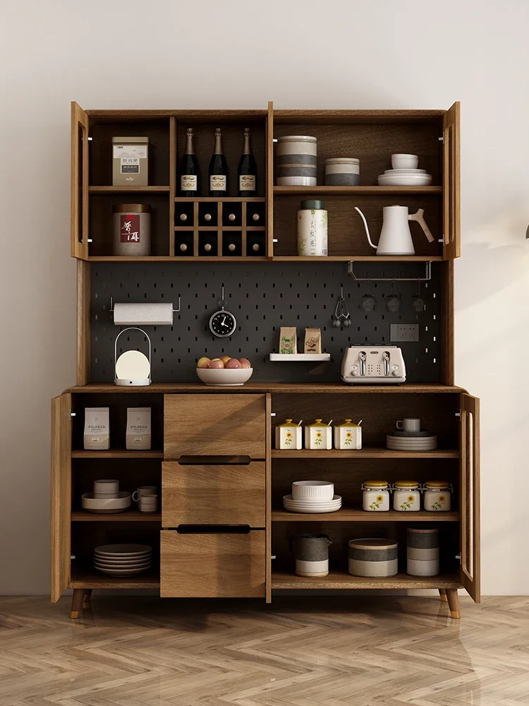 Роскошный дизайн винный шкаф конструкция из цельного дерева сервант для