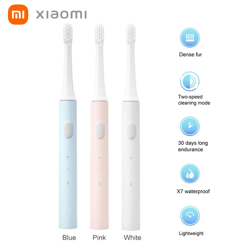 

Xiaomi Mijia T100 Sonic Electric Toothbrush Mi Smart Tooth Brush Colorful USB Rechargeable IPX7 Waterproof For Toothbrushes Head