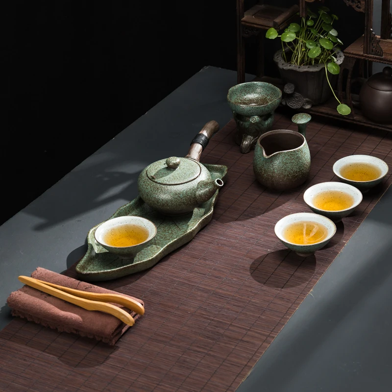 

Kettle Bowl Teaware Sets Cups Chinese Luxury Travel Ceramic Teaware Sets Portable Materos Yerba Mate Kitchen Accessories
