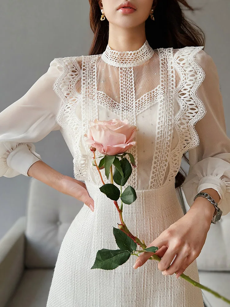 Розовое большое рэгдолло французское темпераментное белое шифоновое платье с