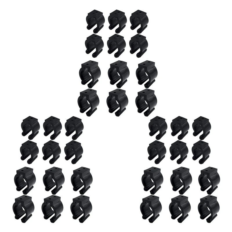 

36 Pieces Regular Fishing Pole Rod Holder 2 Style & 18 Pcs Each Style- Big For Hold Handle, Small For Hold Your Pole