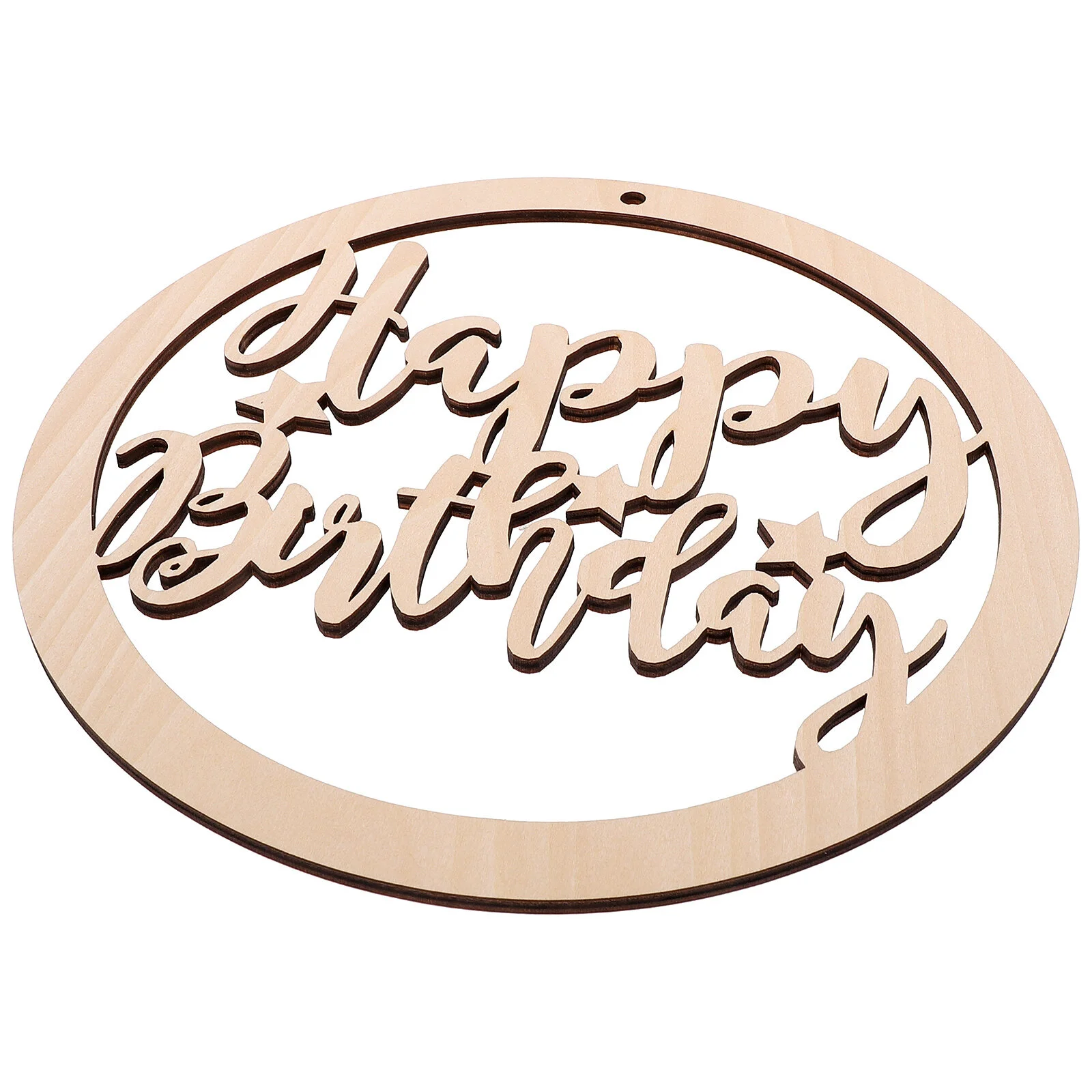

Круглая декоративная доска для дня рождения, деревянные буквы, бирка, фоновая тарелка-Диаметр: 30 см.