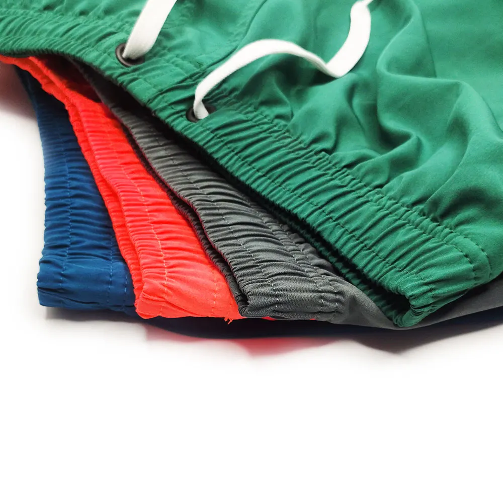 Мужские Быстросохнущие Пляжные Шорты Из Полиэстера Плавки Брюки Для Бега