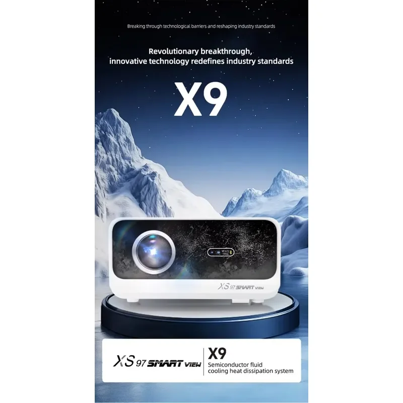 Проектор XS97 PFX9 с сертификацией Netflix, 1080P, 900 ANSI, автофокус, система жидкостного охлаждения, ОС Linux, с возможностью нанесения логотипа (art.: 3920dbd99df5d) - 3920dbd99df5d