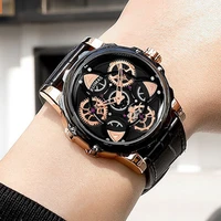 2022 military sports mens watches creative spinning tourbillon personality quartz watch for men waterproof relogio masculino