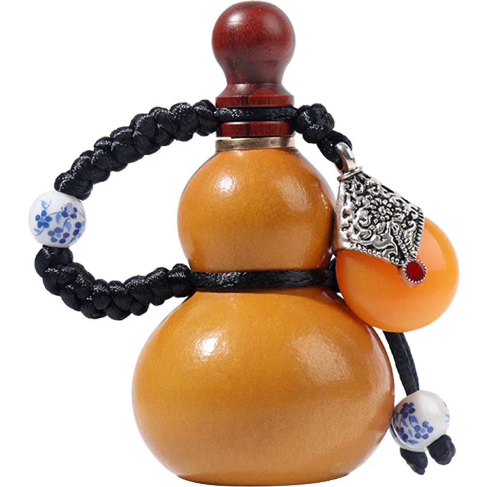 

Gourd Bottlenaturalchinese Wu Lou Flask Hip Hanging Decoration Water Empty Sakedrieddecor Jar Lids Small New Yearjug Gourds
