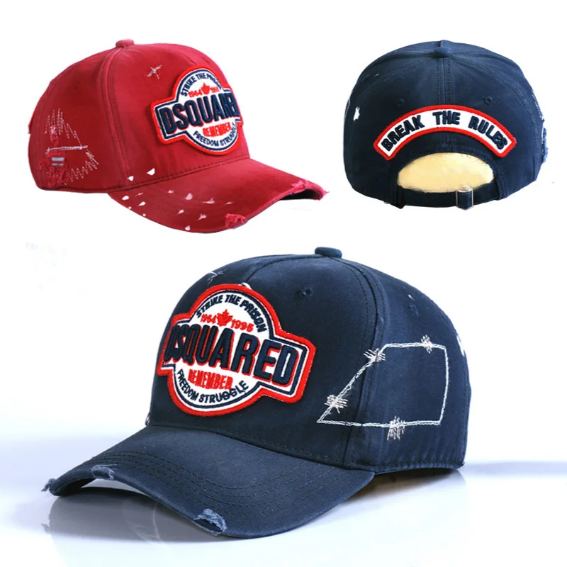

2022 New DSQUARED2 Brand Letter Embroidery Men Baseball Cap Women Hat Dad Hat Casual Cap Hip Hop Cap Snapback Caps Bone Dad Hat