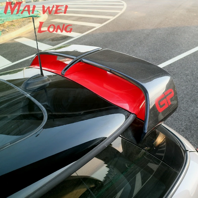 УГЛЕРОДНЫЙ глянцевый задний спойлер F55 F56 крыло крыши внешние автомобильные