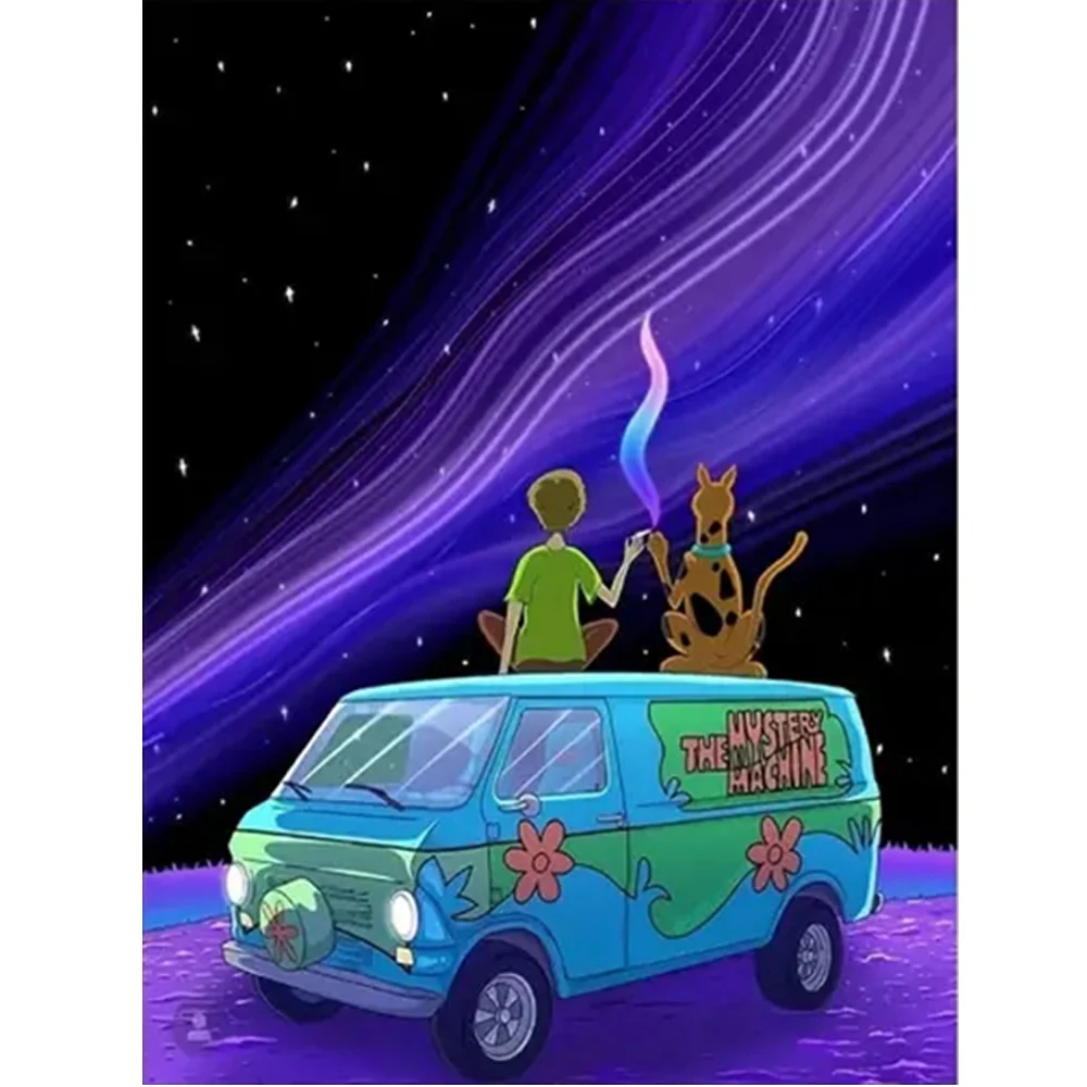 

Cartoon Animation Diamond Painting Set, DIY 5D Diamond Art Set Gift Handmade Crafts Home Wall Decoration