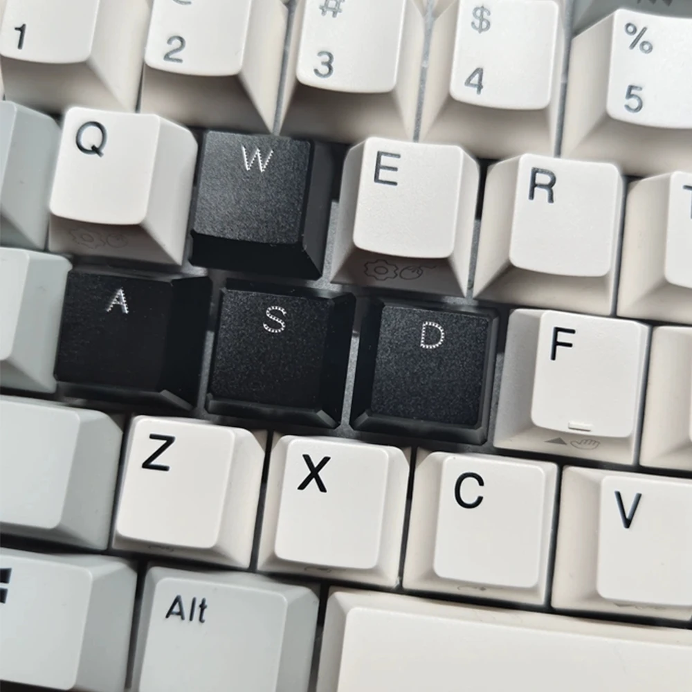 1U металлические клавиши на клавиатуру XDA CNC с подсветкой направление отходов QWERASDF