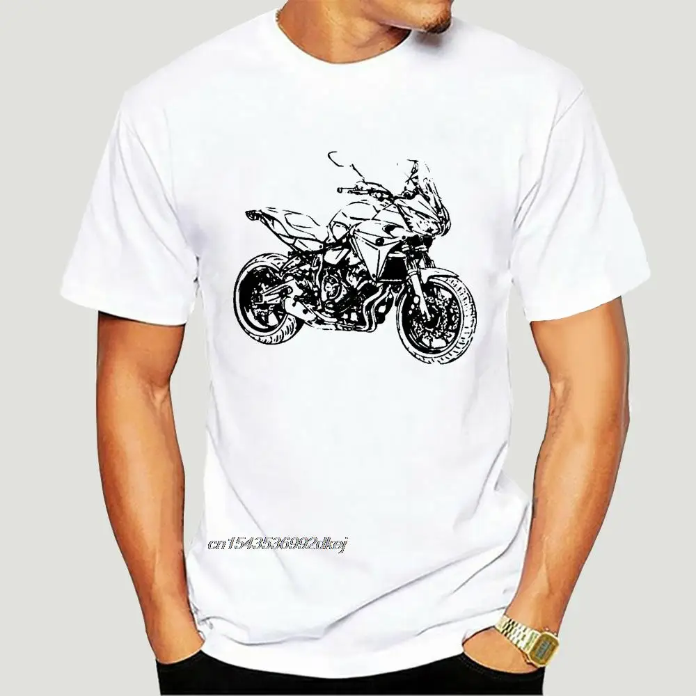 

2019 New Summer Men Hip Hop Tee Shirt Street Motorcycle MT07 Tracer 700, T-Shirt Tracer700 Slim T-shirt 6000A