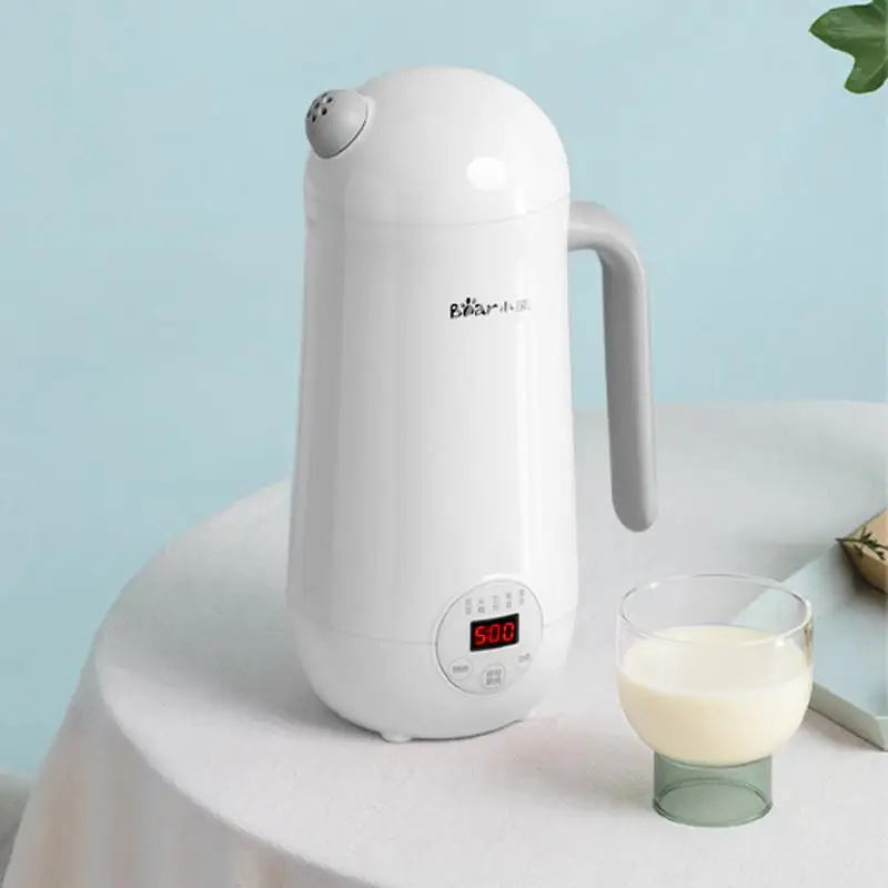 Bear 220V-240V Soymilk Machine Mini  Food Blender Rice Paste Maker Electric Juicer Blender Food Grinding Heating Processor 350ML