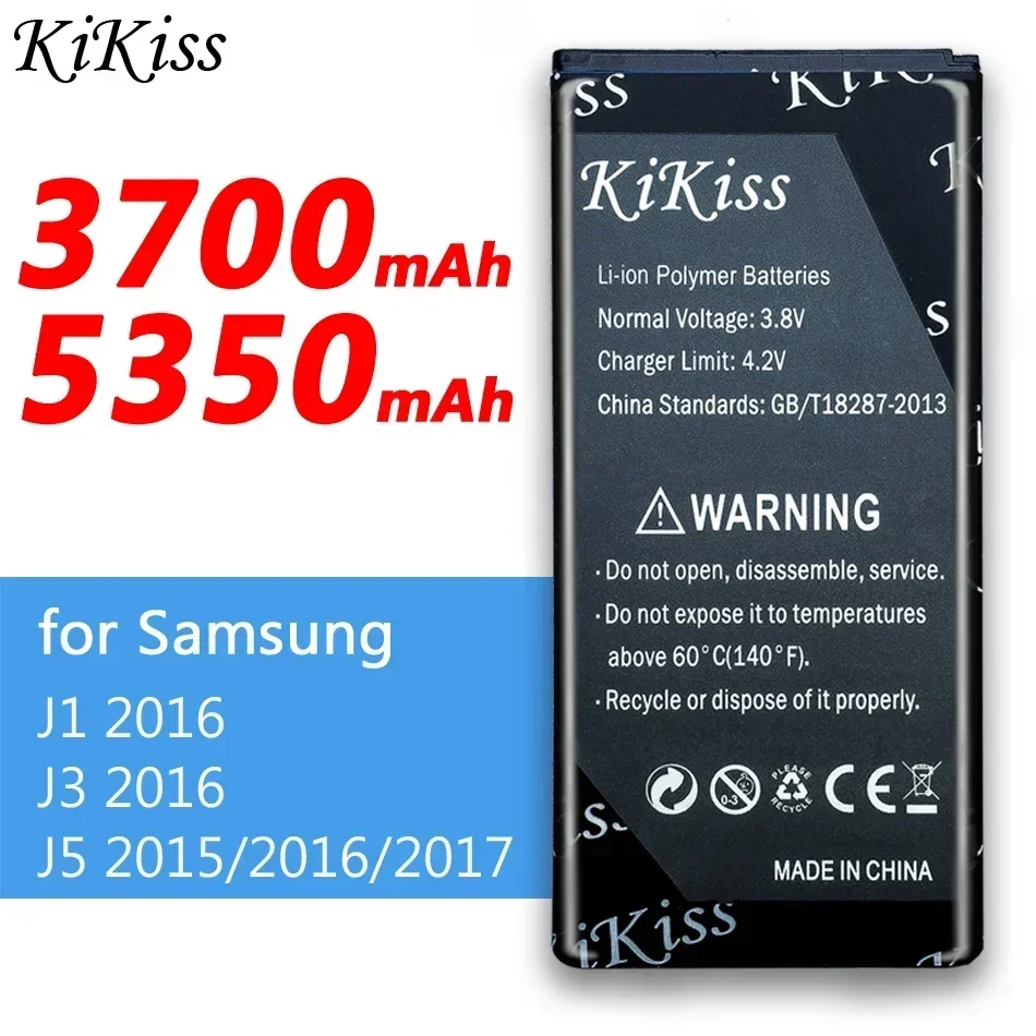 Высокочастотный аккумулятор KiKiss для Samsung Galaxy Grand Prime SM G530 G530H/J5 2015/J1 J3 J5 2016/J5 2017