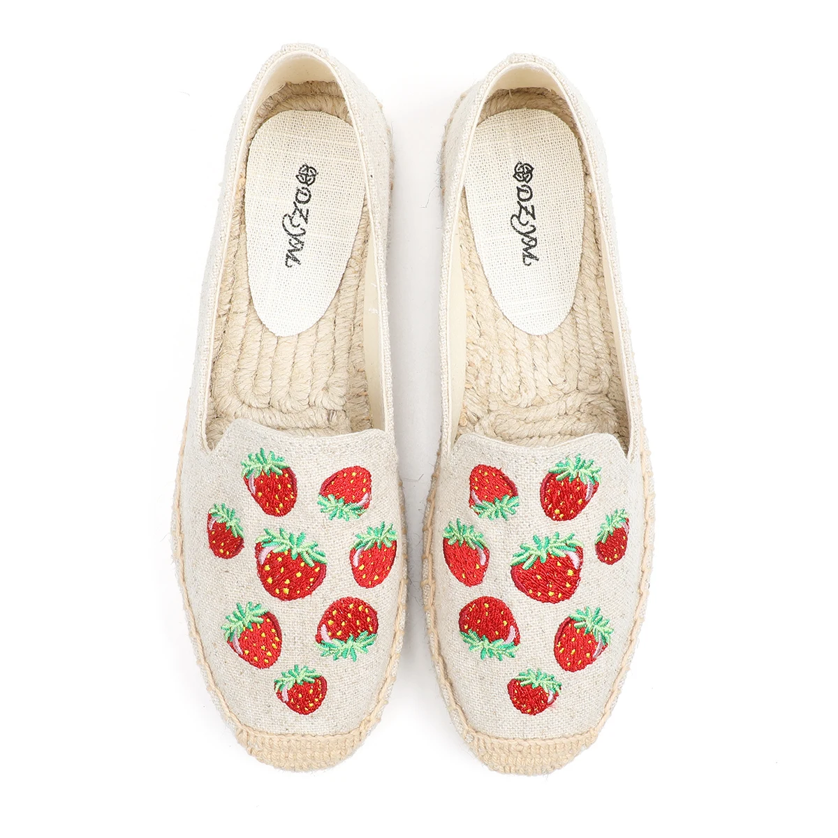 

Туфли женские повседневные, льняные лоферы, без застежки, плоская подошва, соломенные, дышащие, эспадрильи, удобная летняя обувь