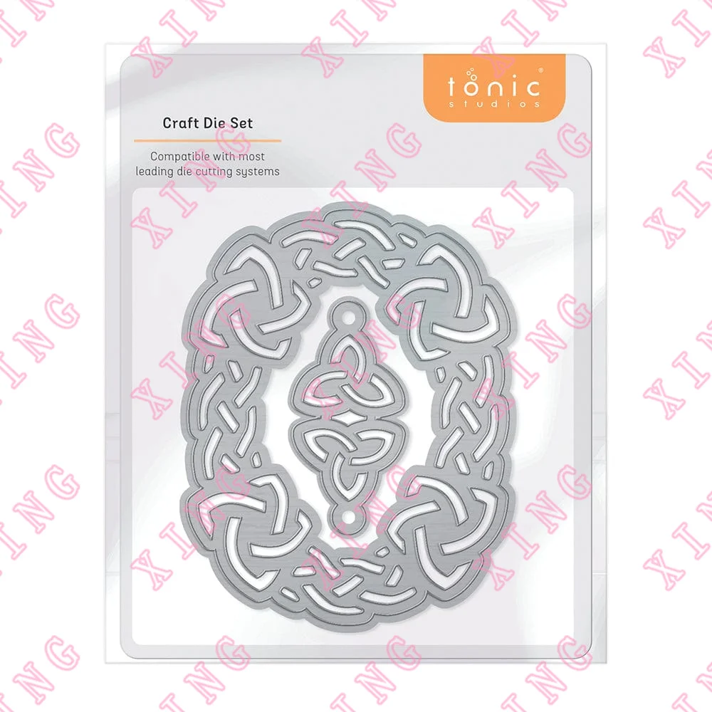 

2022 Celtic Knot Ovals Die Set Metal Cutting Dies Scrapbook Decoration Embossing Template Diy Greeting Card Handmade Craft Molds