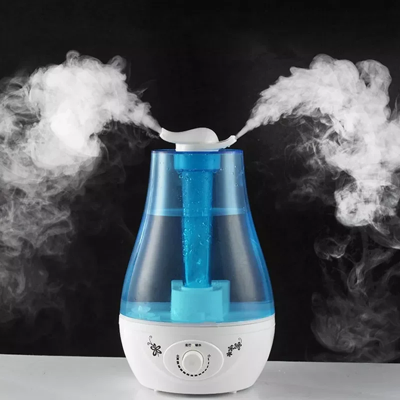 

3L Large Capacity Air Humidifier Double Sprayers for Home Office Baby Yoga Cool Mist Maker Essential Oil Aromatherapy Diffuser