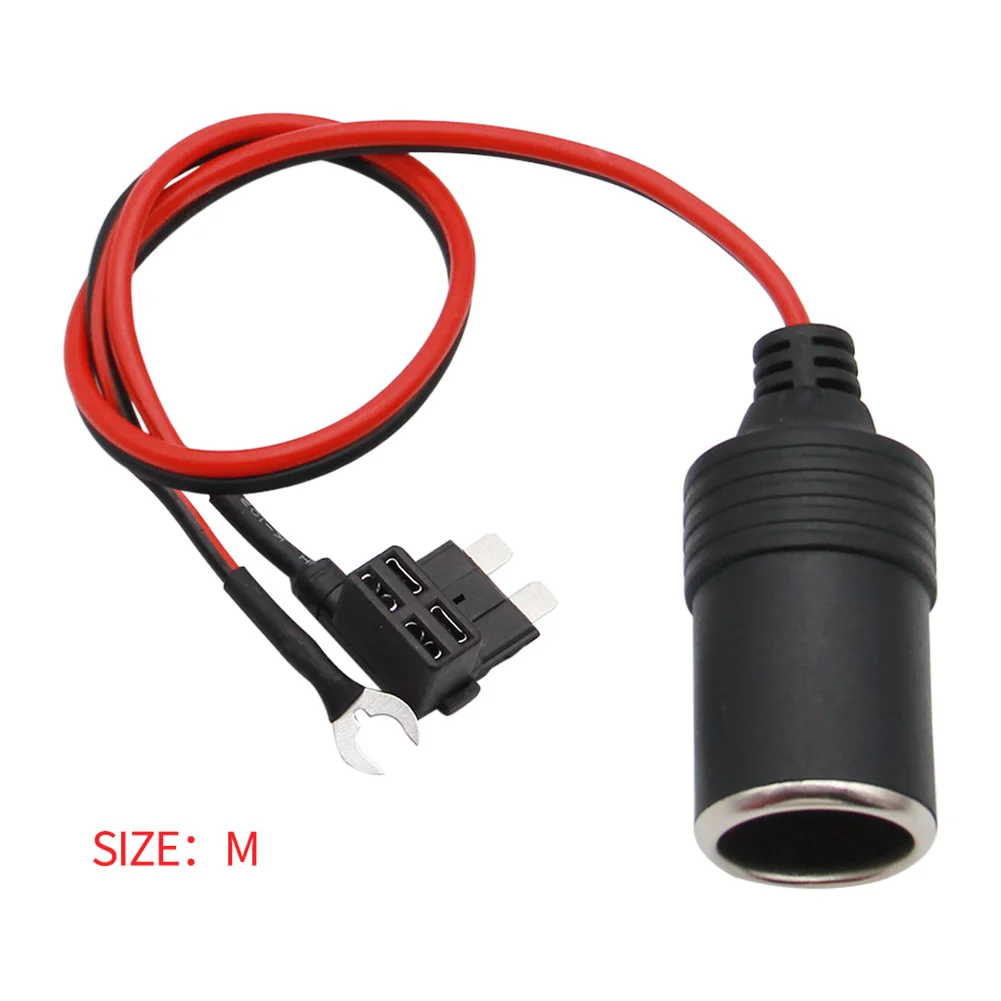 

DC 12V/24V Cigarette Lighter Seat Power Connection Outdoors Fuse Car Camera Connection Kit With Fuse Connector