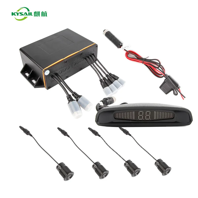

LED Display 4 Parking Sensors Forklift RV Truck Lorry Park Sensor Kit