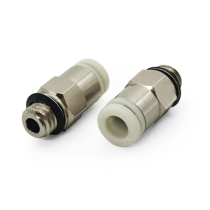 1 м ПТФЭ трубка Teflonto Pipe PC4-01 прямой пневматический Фиттинг с нажимным соединением +