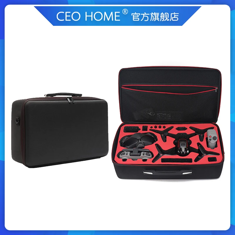 

Suitable for DJI DJI FPV crossing machine storage bag without dismantling paddle one-shoulder suitcase portable box set bag