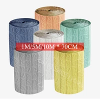 10m 3d self adhesive waterproof imitation brick wall sticker living room kitchen background home decoration special wallpaper