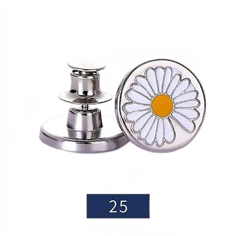 Обнимающие талию пуговицы без гвоздей съемные универсальные джинсовые брюки