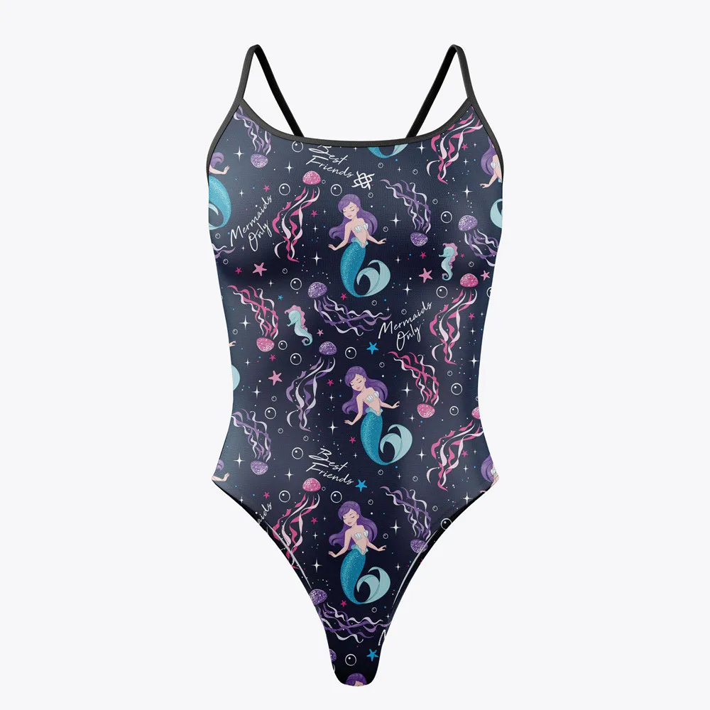 

Swimsuits Women One-piece Sexy Back Swimsuit Open Water Functional Training Swimsuit Summer Surf Deck Comfortable Swimminggown