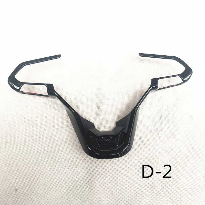 Подходит для Volkswagen VW 2020 2021 2022 2023 2024 2025 аксессуары новая модель накладка на руль пластиковый глянцевый черный