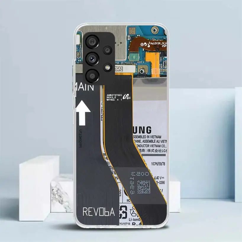 Мягкий чехол с забавным рисунком для материнской платы Samsung Galaxy A52 A53 A54 A12 A13 A14