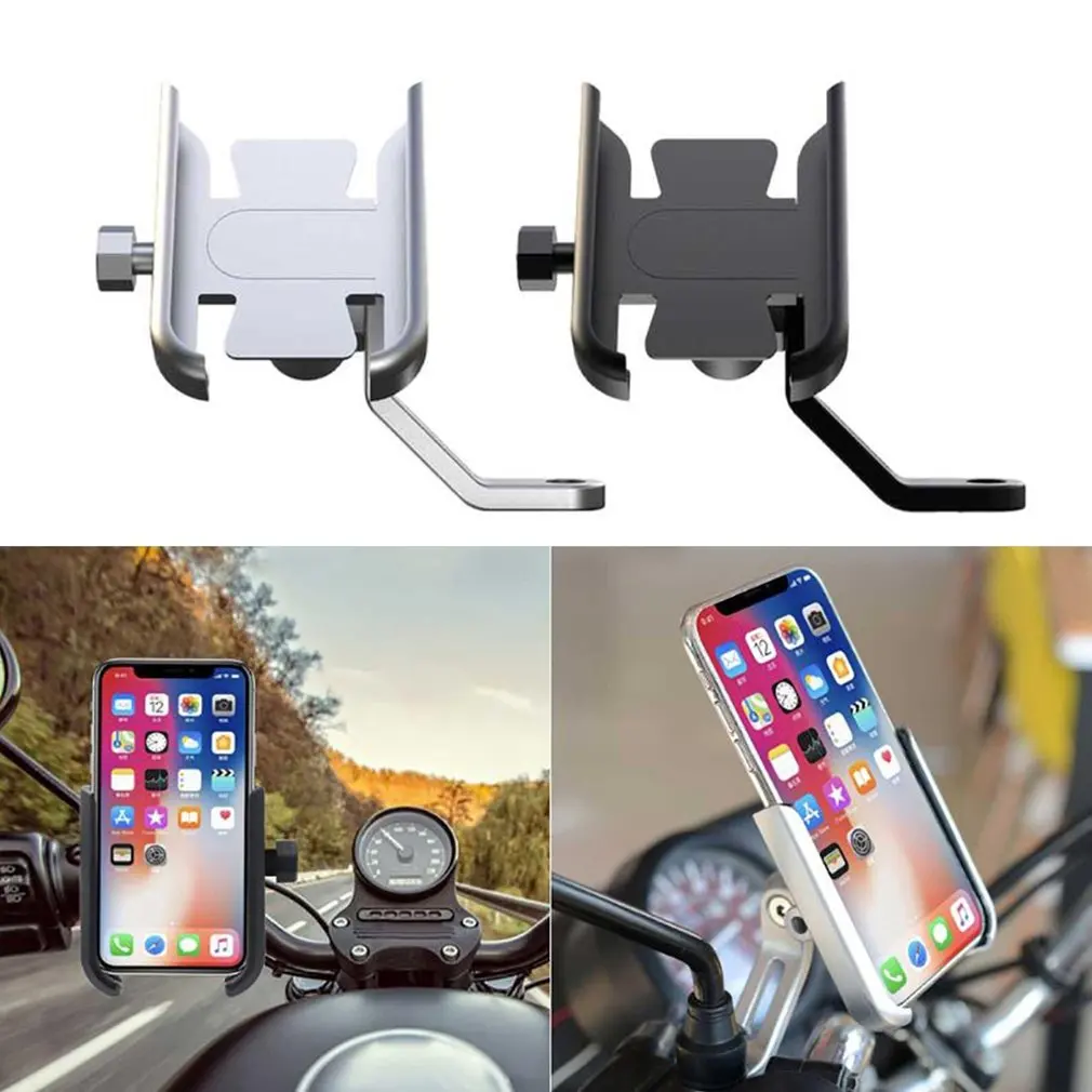 

G12 Mobile Phone Holder Universal Metal Bicycle Motorcycle Handlebar Smartphone Holder Bracket For Cellphone Dropshipping