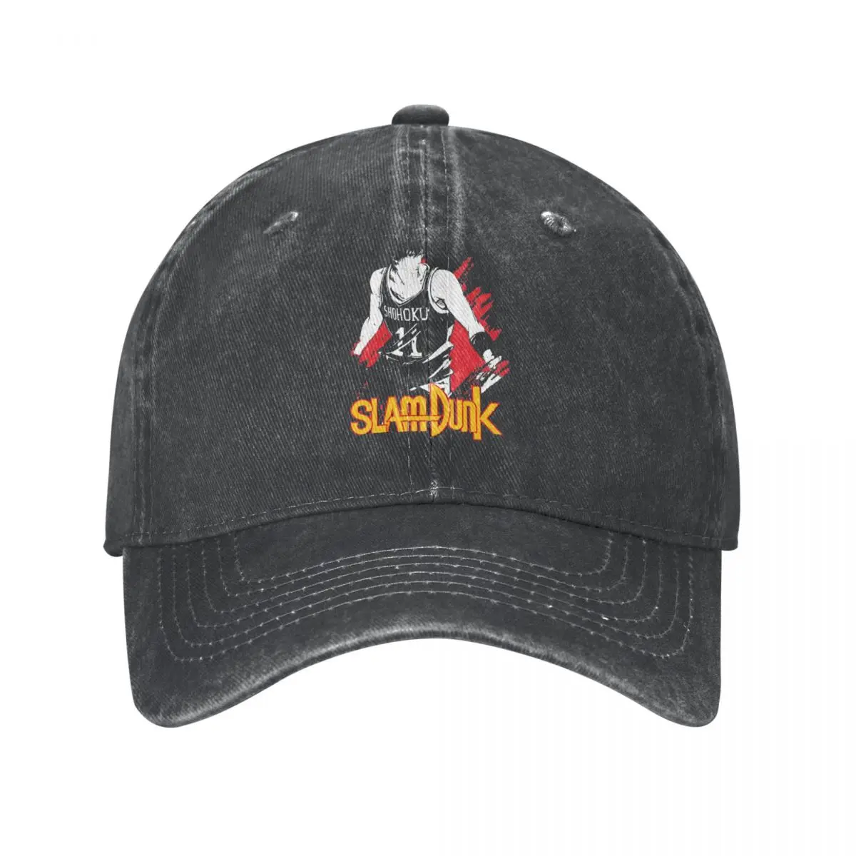

Rukawa Slam Dunk Basketball Unisex Baseball Cap Distressed Denim Caps Hat Vintage Outdoor All Seasons Travel Sun Cap