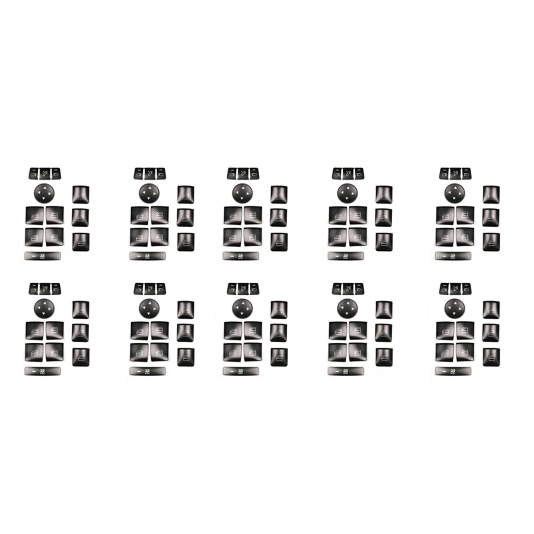 120 шт. кнопки переключателя двери автомобиля подлокотника окна отделки крышки