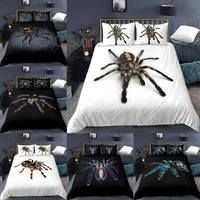 3d spider bedding set for bedroom soft bedspreads comforter duvet cover set quality quilt cover and pillowcase