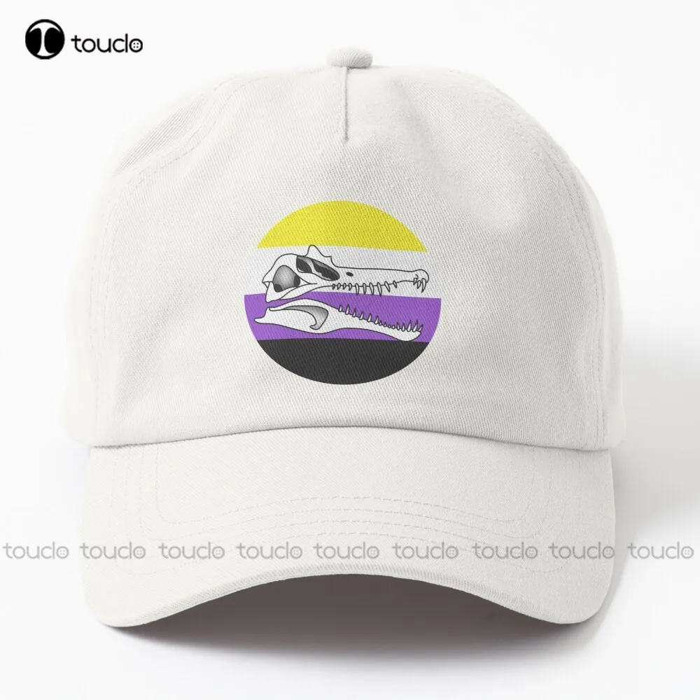 

Nonbinary Pride Spinosaurus nonbinary bi lgbt pride spinosaurus dinosaur Dad Hat womens baseball cap Outdoor Climbing Traveling