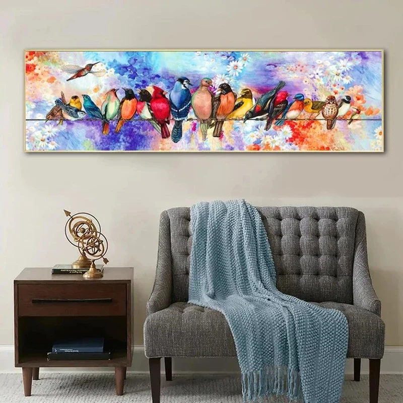 Настенный ретро-постер большого размера с абстрактным изображением животного