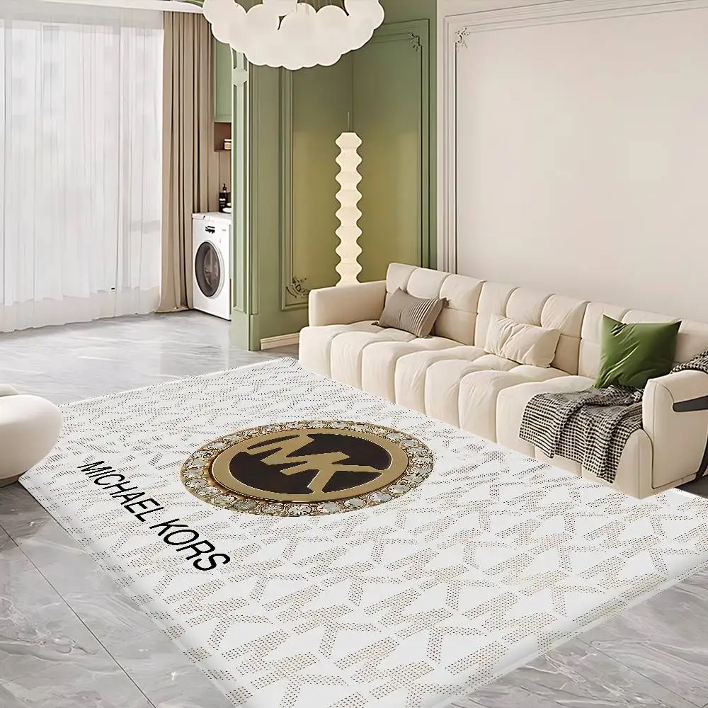 Фото Кухонный коврик M-Michaels-Fashion-Kors: недорогой, противоскользящий, современный, для гостиной, балкона, с принтом, для домашнего декора №1