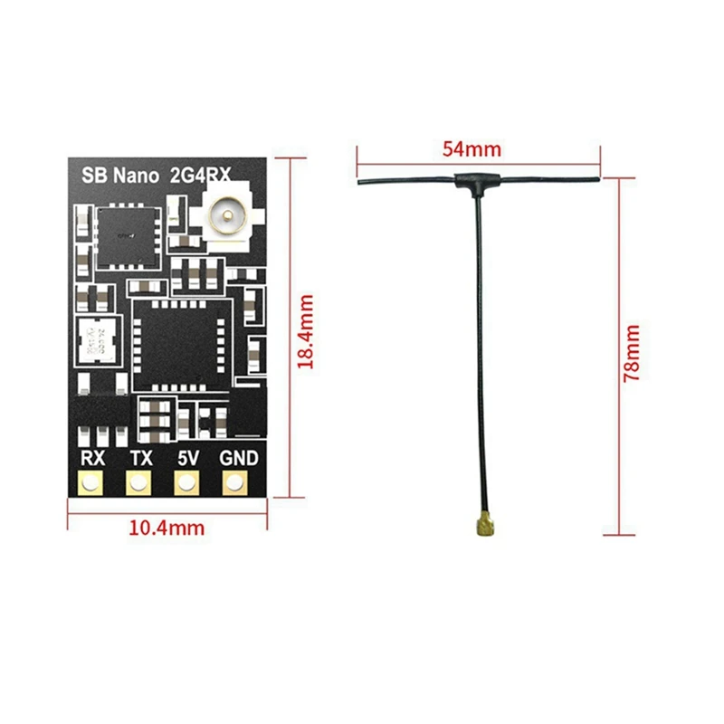 Для Speedybee Nano 2 4G ELRS RX Expresslrs приемник для FPV фристайл дроны дальнего действия DIY