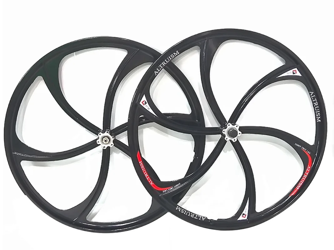 

26 Inch Bicycle Wheels Mtb Wheelset 26” Tubeless Alloy Integrated Disc Brake Wheelset 26 One Wheel Front and Rear Rotary Wheels