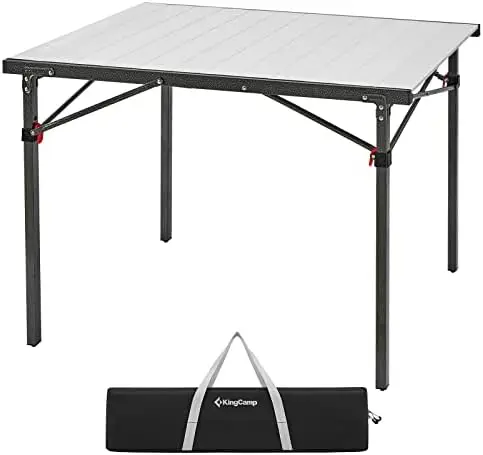 

Table Aluminum Folding Table Roll Up Lightweight Foldable Table Portable Table Camp Table for Outdoor Camping Picnic Barbecue