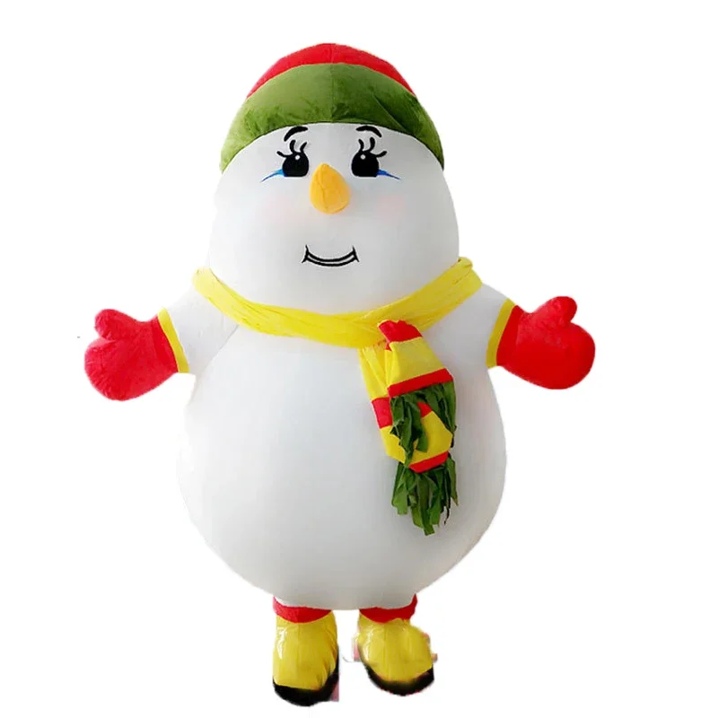 Надувной Санта-Клаус Имбирный пряник костюм для косплея талисман рождественский