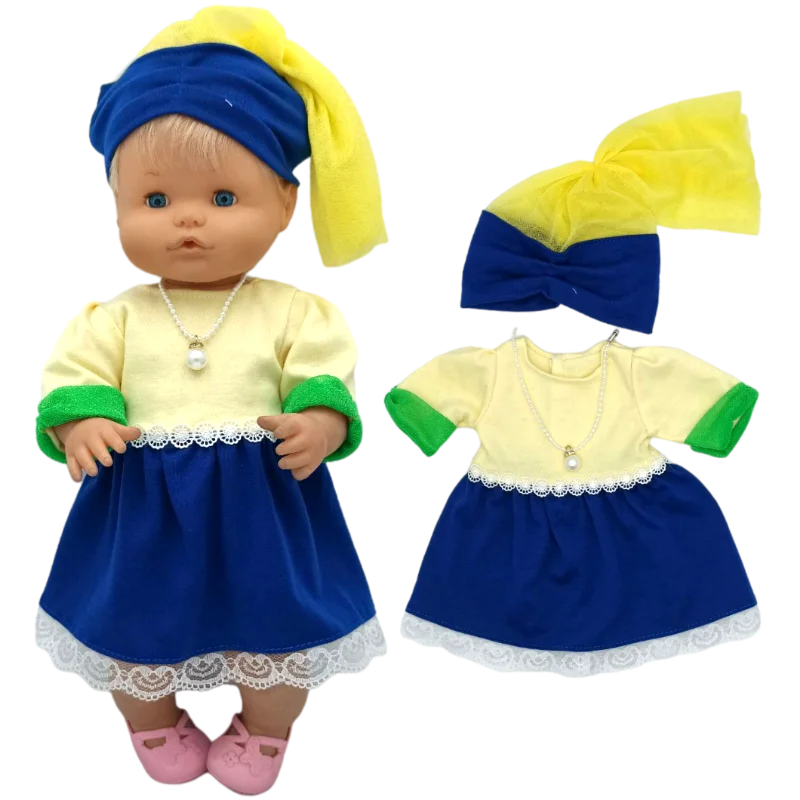 Кукольное платье для новорожденных 40 см Nenuco Ropa Y Su Hermanita подарок девочки кукольная