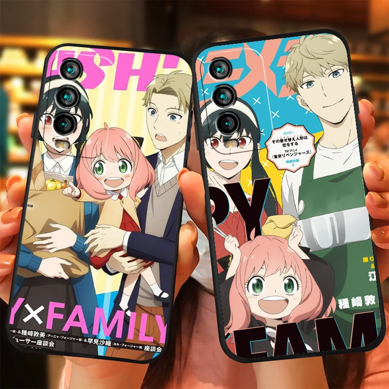 

SPY×FAMILY Bandai Phone Cases For Xiaomi POCO F3 X3 GT M3 Pro X3 NFC Redmi Note 10 10Pro 10S Carcasa Soft TPU Coque