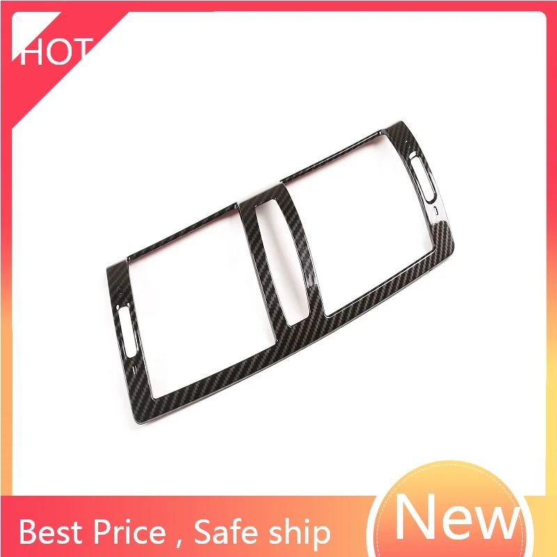 

For BMW 1 F20 F21 Central Control Air Conditioning Frame ABS Carbon Fiber Cover Decoration Sticker Frame fast ship