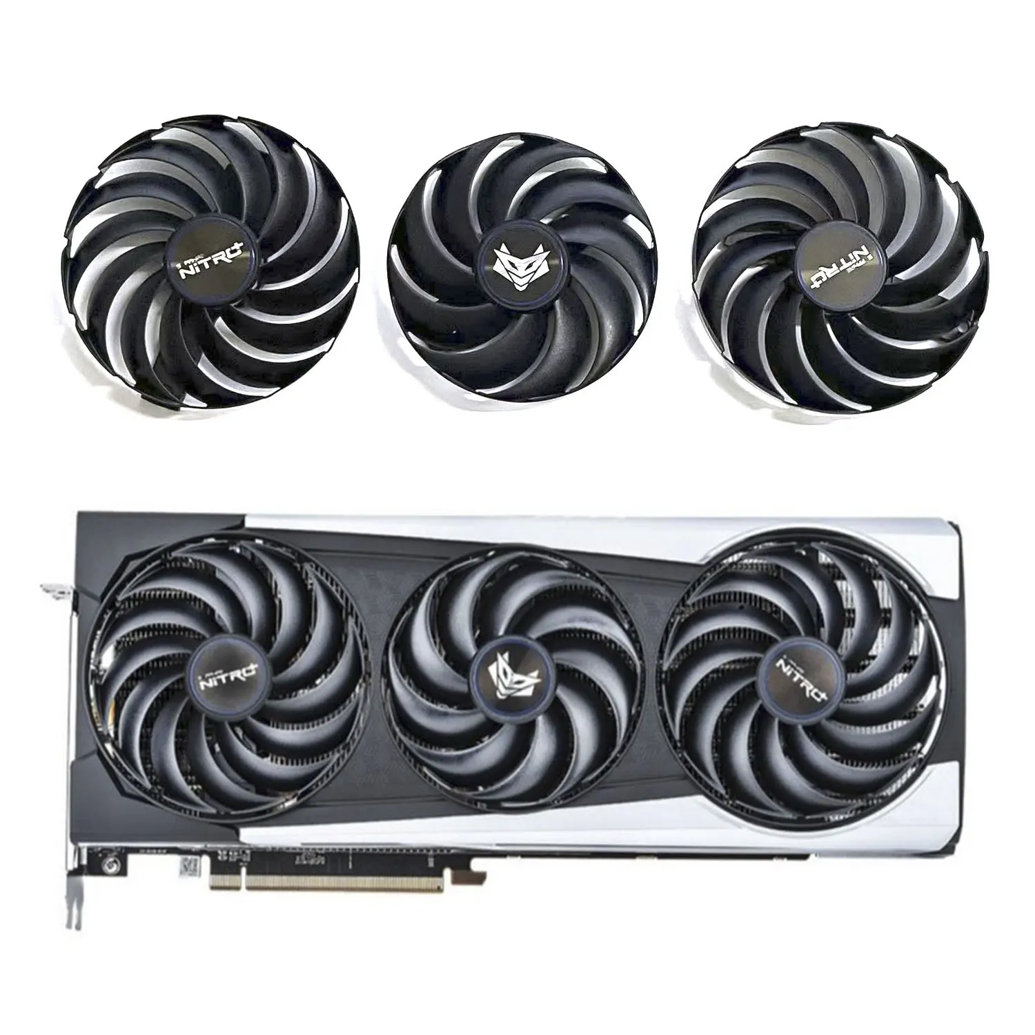 Новый оригинальный 95 мм Φ RX6800 охлаждающий вентилятор для Sapphire NITRO + AMD Radeon™Вентилятор графической карты RX 6700 6800 6900 XT