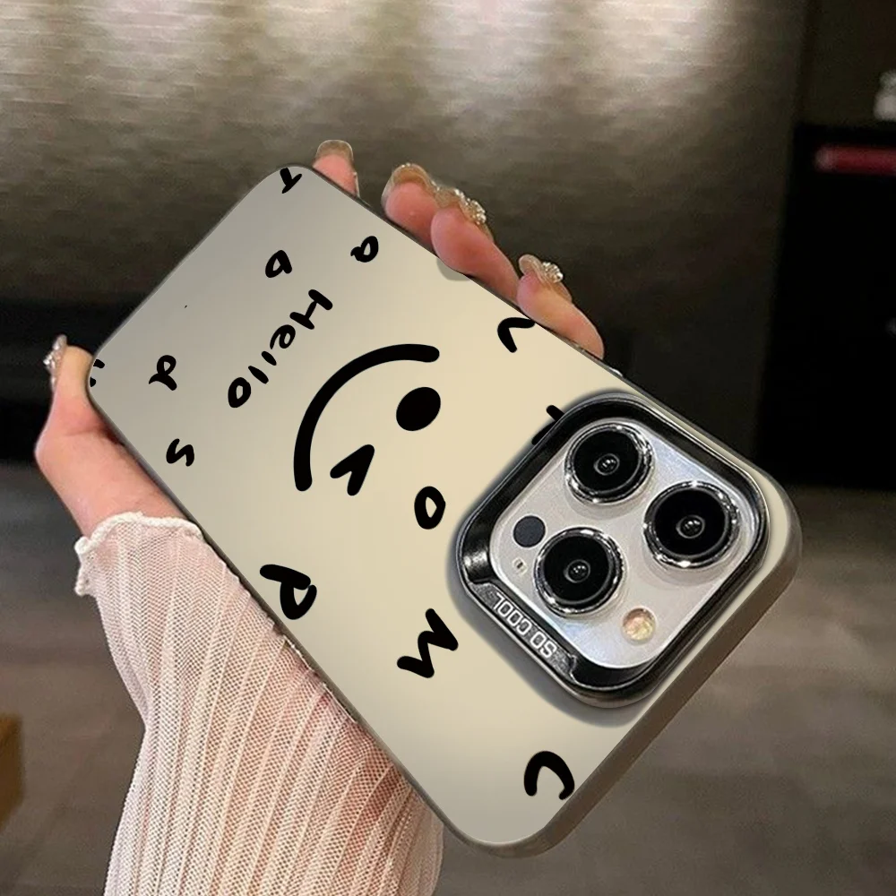 Чехол для Vivo S18 S17 S16 Pro 5G S17T S16E T2 4G T3 с мультяшным смайликом матовый чехол